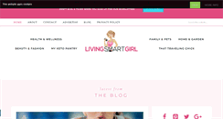 Desktop Screenshot of livingsmartgirl.com