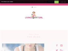 Tablet Screenshot of livingsmartgirl.com